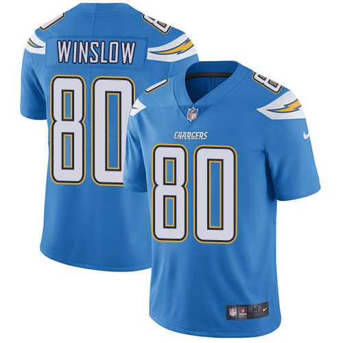 Nike San Diego Chargers #80 Kellen Winslow Electric Blue Alternate NFL Vapor Untouchable Limited Jersey,We sell and wholesale Nike San Diego Chargers #80 Kellen Winslow Electric Blue Alternate NFL Vapor Untouchable Limited Jersey on line form chian!